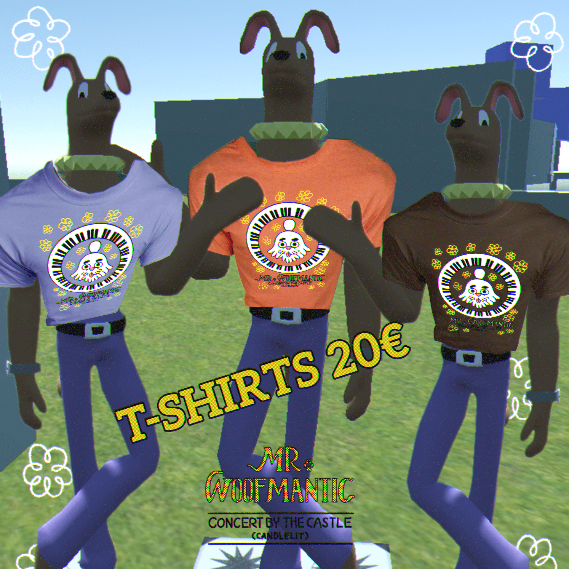 concert by the castle T-shirts